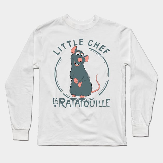 Ratatouille Tribute - Ratatouille Little Chef Kitchen - Epcot Remy Haunted Mansion - Pixar Rat Lion King Wall e - Up - ratatouille - Pirates Of The Caribbean - ratatouille -Tangled Long Sleeve T-Shirt by TributeDesigns